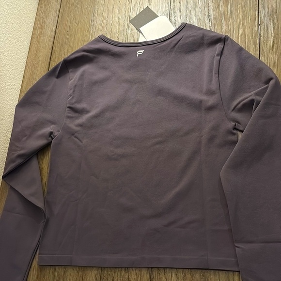 NWT [Fabletics] Long Sleeve Fitted Stretch Cropped Athletic Top Women’s Sz Small - Picture 5 of 9